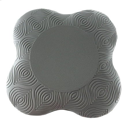 2pcs Thick Yoga Kneeling Mat Knee Cushion for Elbow Support Gym Workout Pad - Grey
