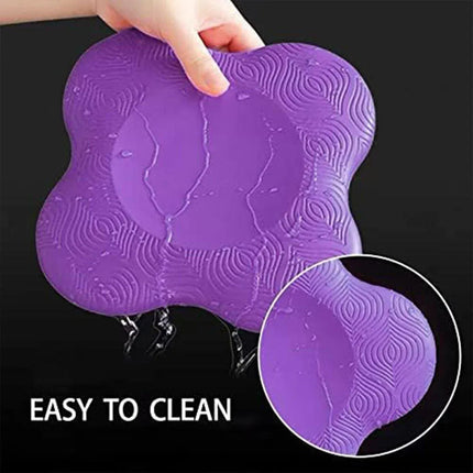 2pcs Thick Yoga Kneeling Mat Knee Cushion for Elbow Support Gym Workout Pad - Pink