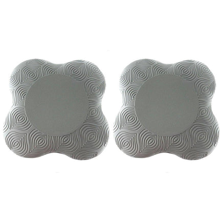 2pcs Thick Yoga Kneeling Mat Knee Cushion for Elbow Support Gym Workout Pad - Purple