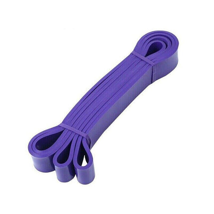 Heavy Duty Resistance Yoga Band Loop Exercise Fitness Workout Band Gym Band - Blue 125-170 lbs (64mm*2080mm)