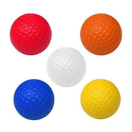 Indoor Outdoor Golf Training Foam Balls 12 Pack PU Soft Practice Accessories - Blue