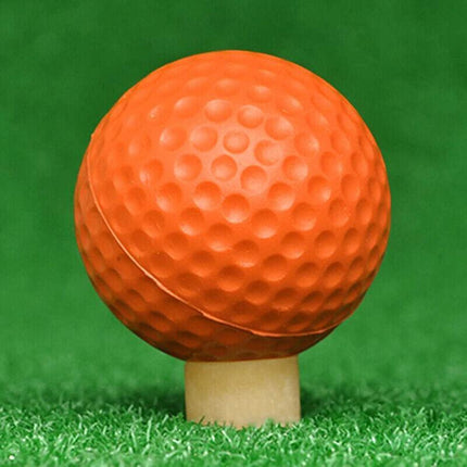 Indoor Outdoor Golf Training Foam Balls 12 Pack PU Soft Practice Accessories - Red