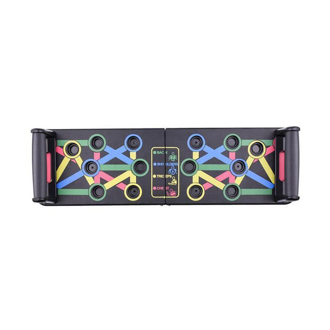 14 in1 Push Up Board Rack Bar Grip Handle Muscle Train Gym Workout Fitness Stand