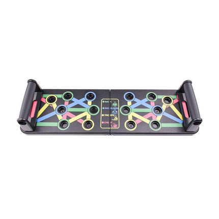 14 in1 Push Up Board Rack Bar Grip Handle Muscle Train Gym Workout Fitness Stand
