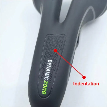 MTB Saddle Hollow Comfort Bicycle Seat Universal Cushion Soft Riding Saddle - Blue