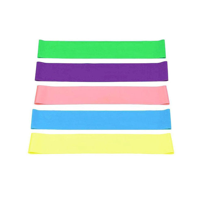 1.5m Elastic Yoga Stretch Resistance Bands Exercise Fitness Band Theraband - Yellow