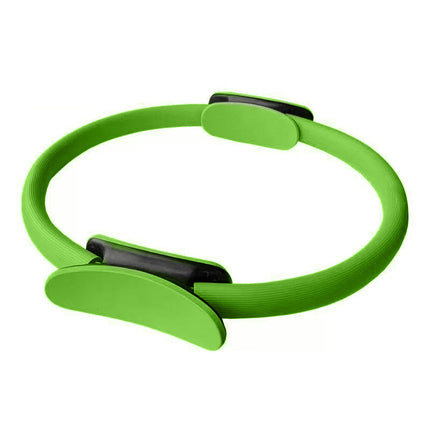 6 Colours Pilates Yoga Ring Magic Circle Fitness Equipment for Toning Slim Legs - Grey