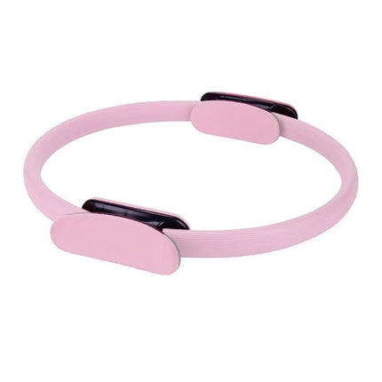 6 Colours Pilates Yoga Ring Magic Circle Fitness Equipment for Toning Slim Legs - Purple