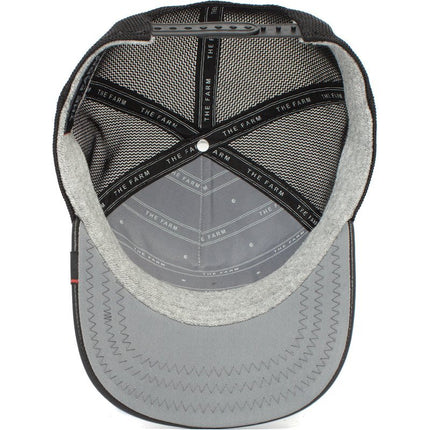 Goorin Brothers Baseball Trucker Cap Hat Snapback Godzilla Dinasaur Tyrant Monster - Black