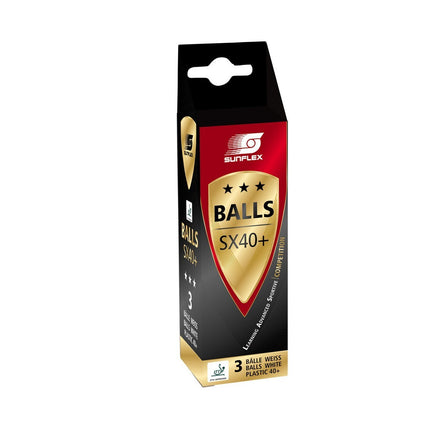 1 Pack of 3 Sunflex Table Tennis Balls Ping Pong Racket Racquet Game