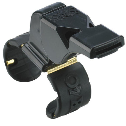 Fox 40 Classic Fingergrip Whistle Sports Referee Safety Football Soccer - Black