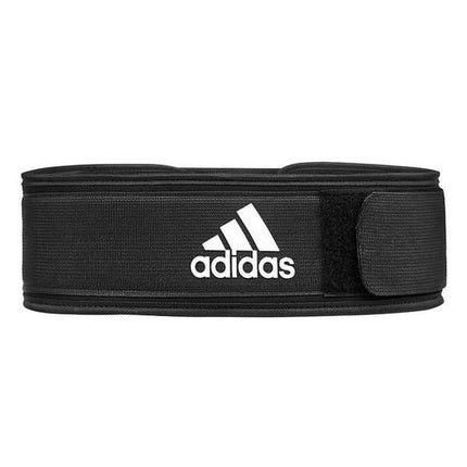 Adidas Weight Lifting Belt Back Support Gym Training Body Building Small - Black