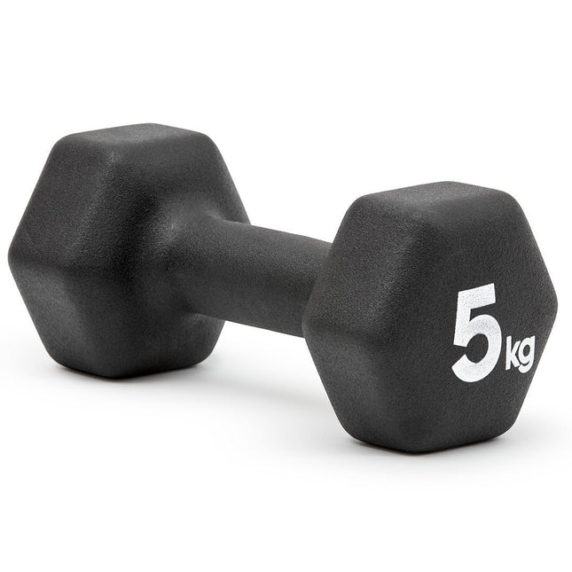 2pc Adidas Hex Dumbbells Gym Training Fitness Weight Lifting Sport Workout - 5kg