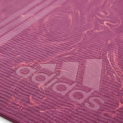 Adidas Premium 5mm Camo Sports Home/Gym Fitness Exercise Yoga Mat Power Berry