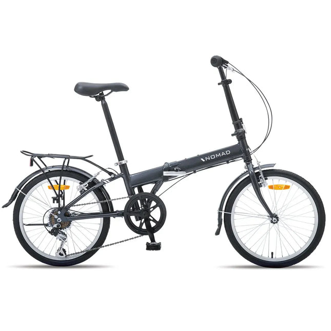 Progear Bikes Nomad Folding Bike 20" in Grey