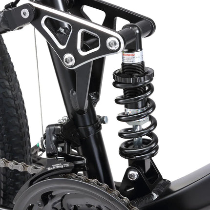 Progear Trail Dual Suspension MTB 26*17" Black Ember
