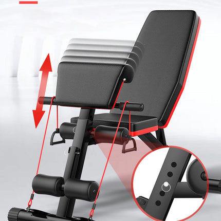 Adjustable FID Ab Abdominal Weight Press Bench Fitness Incline Sit up Gym Flat