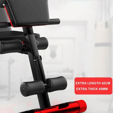 Adjustable FID Ab Abdominal Weight Press Bench Fitness Incline Sit up Gym Flat