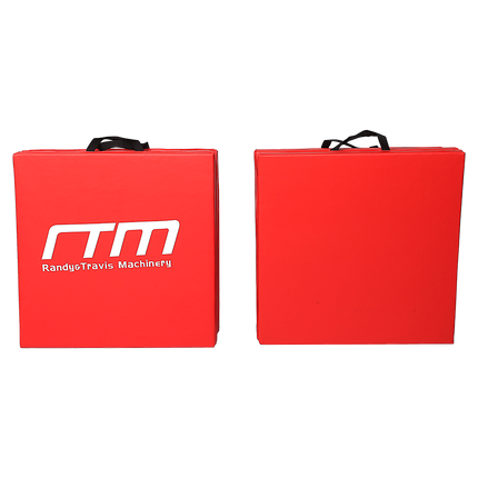 Folding Red Exercise Mat – Gymnastics, Martial Arts, Yoga, Karate & Judo Training