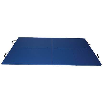 Folding Blue Exercise Mat – Gymnastics, Martial Arts, Yoga, Karate & Judo Training