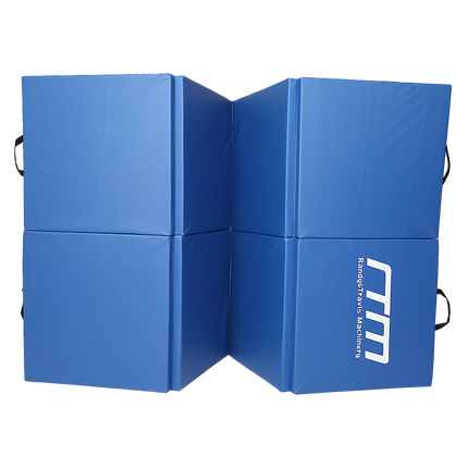 Folding Blue Exercise Mat – Gymnastics, Martial Arts, Yoga, Karate & Judo Training
