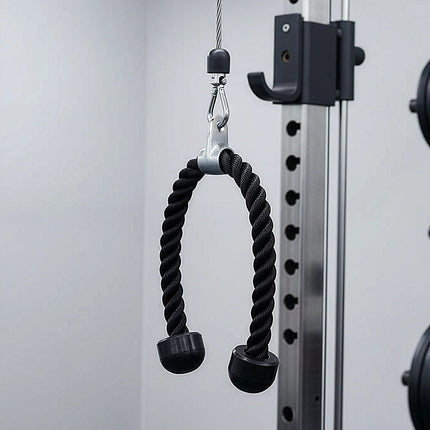 Tricep Pulldown Rope – Heavy Duty Cable Machine Attachment for Gym & Home Workout