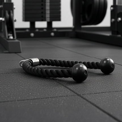 Tricep Pulldown Rope – Heavy Duty Cable Machine Attachment for Gym & Home Workout