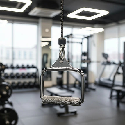 Single Stirrup Handle Cable Grip – Gym Pulley Attachment for Strength Training