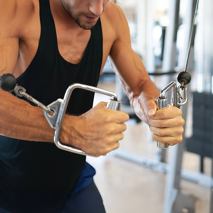 Single Stirrup Handle Cable Grip – Gym Pulley Attachment for Strength Training