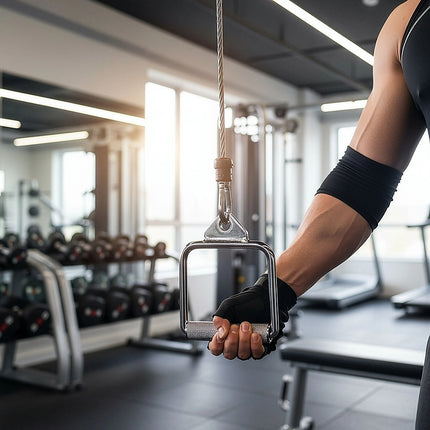 Single Stirrup Handle Cable Grip – Gym Pulley Attachment for Strength Training