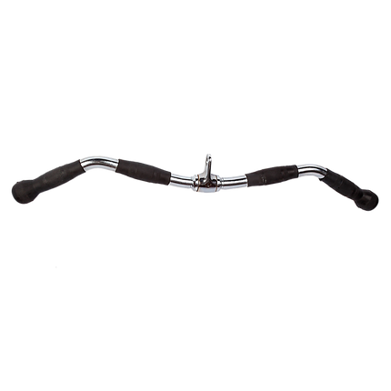 Randy & Travis Rubber-Coated Revolving Curl Row Bar Attachment for Gyms