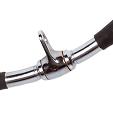 Randy & Travis Rubber-Coated Revolving Curl Row Bar Attachment for Gyms
