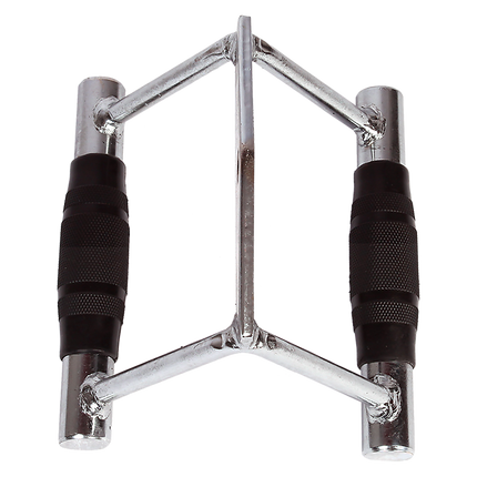 Rubber-Coated Close Grip Triangle Attachment for Lat Pulldown