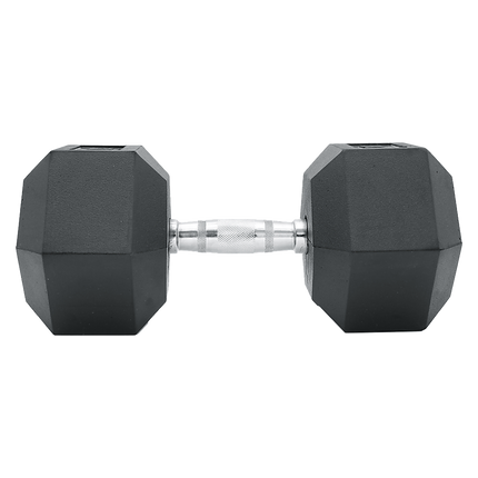 10KG Commercial Rubber Hex Dumbbell Gym Weight