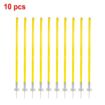 Agility Slalom Training Poles Soccer Rugby Set