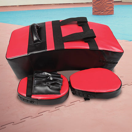 Kickboxing Shield & Punching Pad Combo – Sparring Training Strike Set