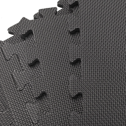 4 Tiles EVA Interlocking Gym Floor Mats – Home Fitness Puzzle Exercise Mat Set