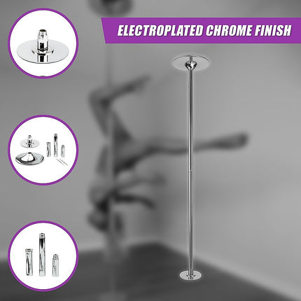 Portable Dance Pole Spinning Fitness Pole for Home Gym Training