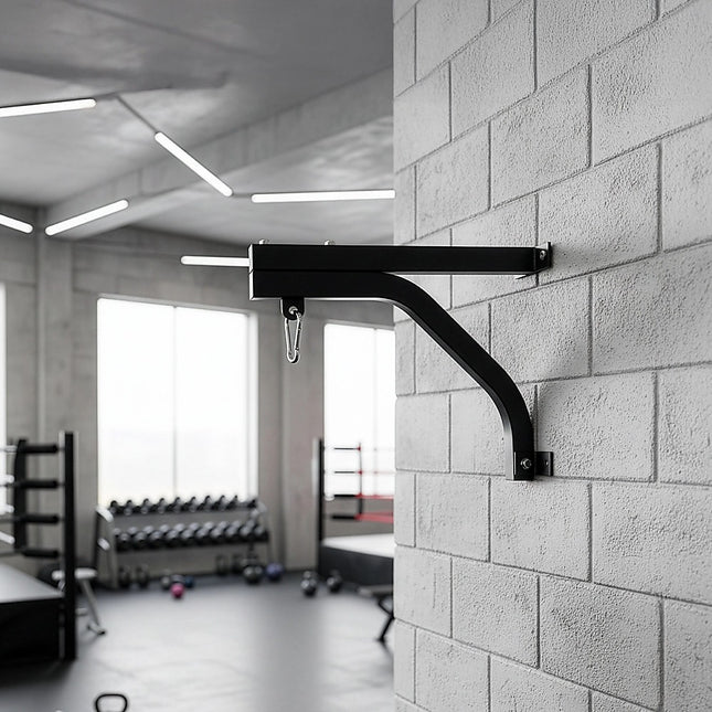 Heavy Duty Punch Bag Wall Bracket – Steel Boxing Bag Holder for Home Gym
