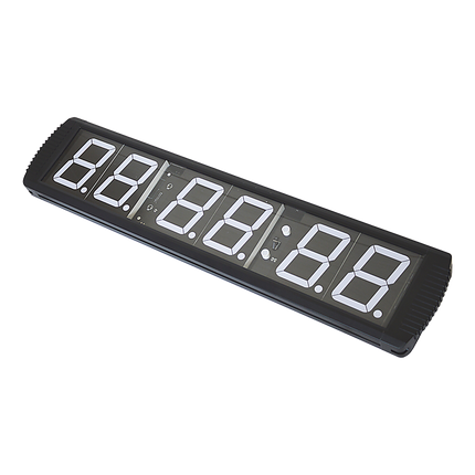 6 Digit Digital Timer Interval Fitness Clock LED Gym Display