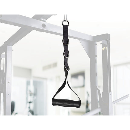 2x Adjustable Nylon Cable Handles – Home Gym Attachment for Strength Training