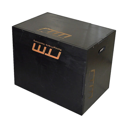 3 IN 1 Black Wood Plyo Games Plyometric Jump Box
