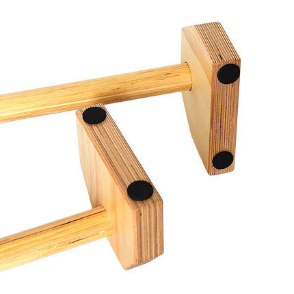 Wooden Parallette Bars Push Up & Dip Workouts