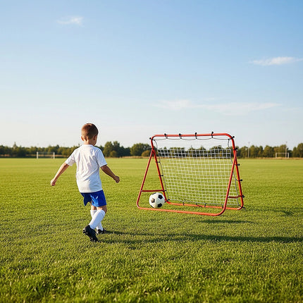Adjustable Football Rebounder – 100cm Soccer Training Net