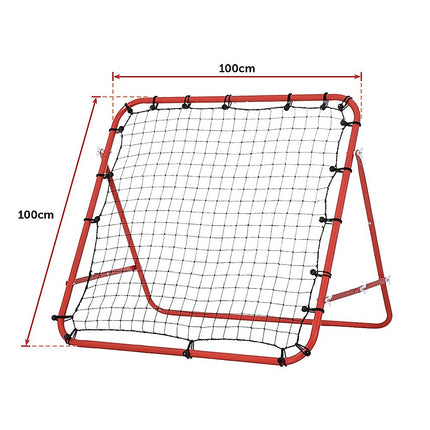 Adjustable Football Rebounder – 100cm Soccer Training Net