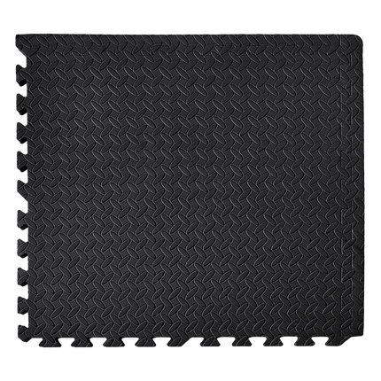 12 Tiles EVA Rubber Foam Gym Mat 60x60cm – 2.5cm Thick Fitness Flooring Set