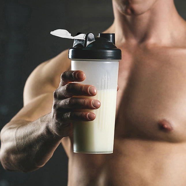 10x 700ml Protein Shaker Bottles – Gym Supplement Blender Mixer Shake Cups