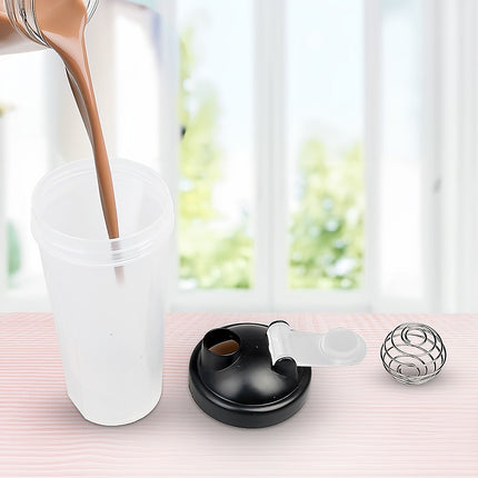 10x 700ml Protein Shaker Bottles – Gym Supplement Blender Mixer Shake Cups
