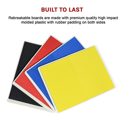 Rebreakable Martial Arts Training Boards Set for Taekwondo MMA Karate