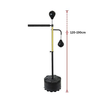 Free Standing Punching Bag Speedball Boxing Reflex Training Dummy